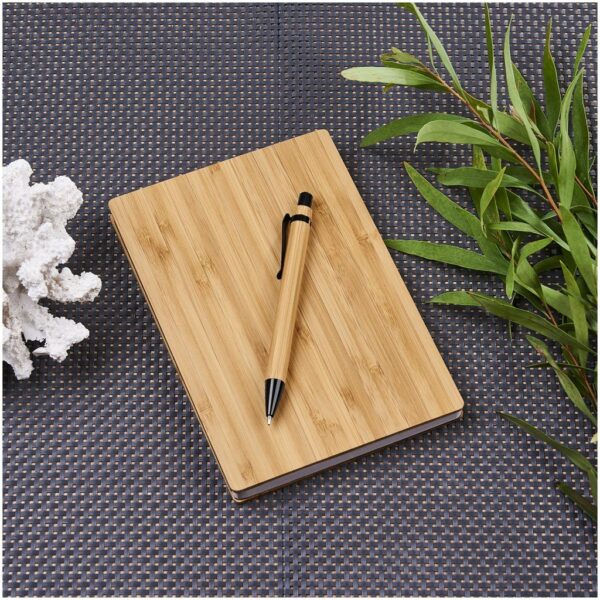 Okiyo Yahari Bamboo Notebook & Pen Set - Image 4
