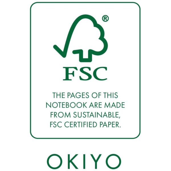 Okiyo FSC Certified Paper A5 Hard Cover Notebook - Image 7