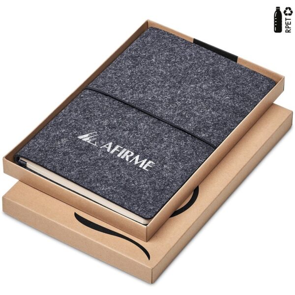 Okiyo Rika Recycled PET Felt A5 Soft Cover Notebook - Image 2