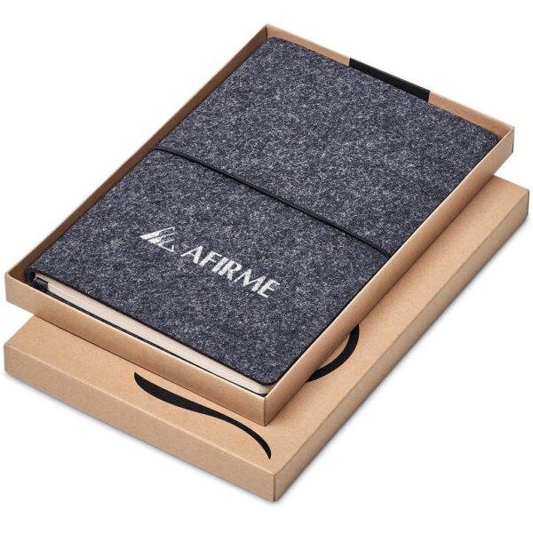 Okiyo Rika Recycled PET Felt A5 Soft Cover Notebook - Image 6
