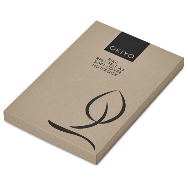 Okiyo Rika Recycled PET Felt A5 Soft Cover Notebook - Image 4