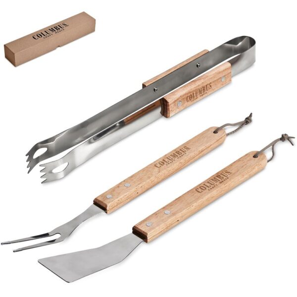 Altitude Palma Bamboo 3-Piece Braai Set - Image 2