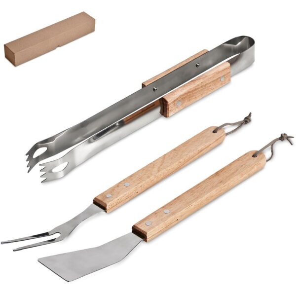 Altitude Palma Bamboo 3-Piece Braai Set - Image 3
