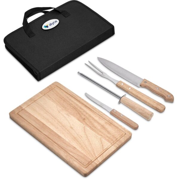 Brenton 5-Piece Braai & Carving Set - Image 2