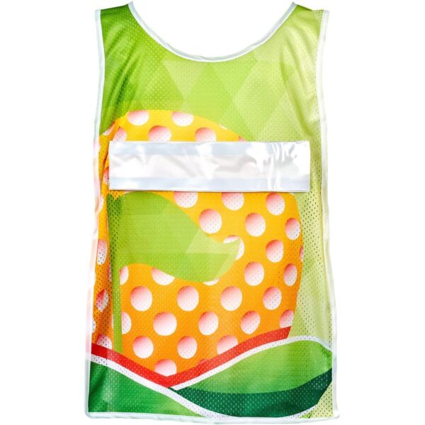 Hoppla Jackal Caddy Bib with PVC Name Sleeve-White - Image 7