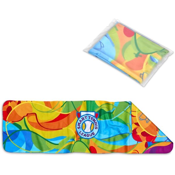 Hoppla Relay Sports Towel - Double-Sided Branding - Image 2