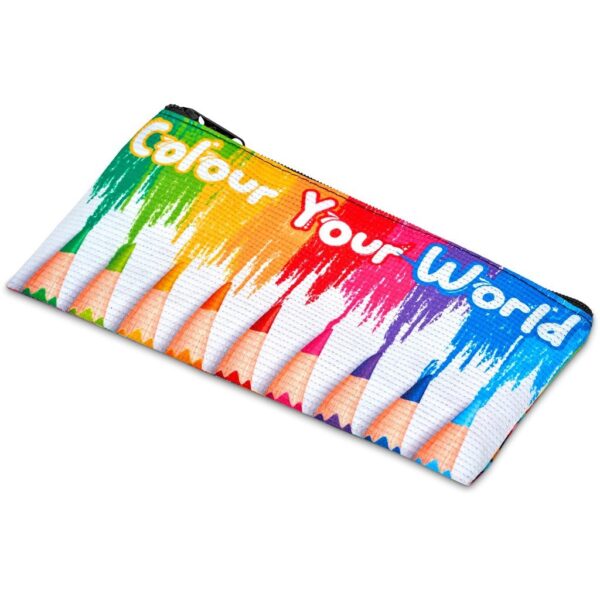 Hoppla Junior Recycled PET Stitch-Bond Pencil Case - Image 3