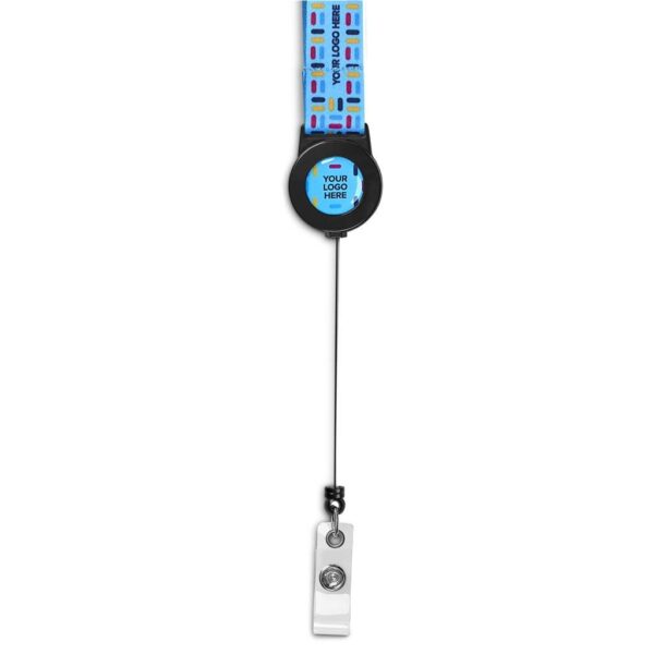 Altitude Sample Retractable Badge Reel Single-Sided Sublimation Satin Lanyard - Image 7