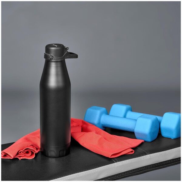 Slazenger Novac Stainless Steel Vacuum Water Bottle - 500ml - Image 5