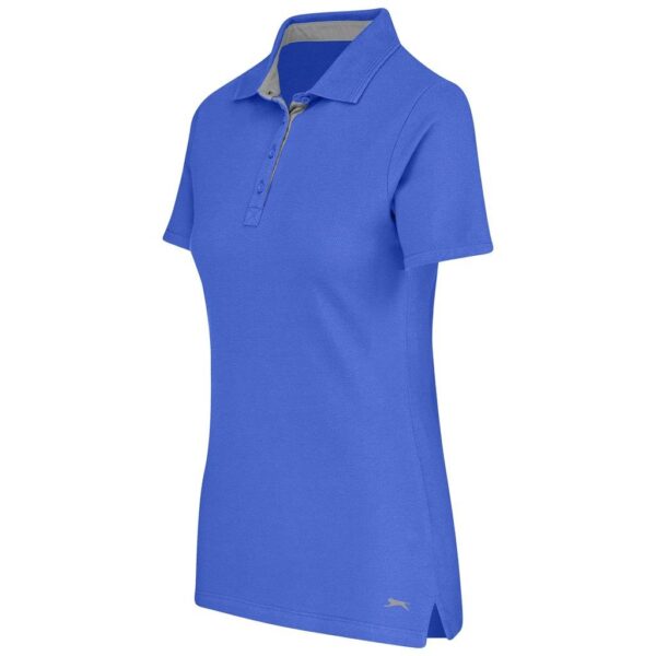 Ladies Hacker Golf Shirt - Blue - Image 4