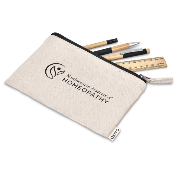 Okiyo Midori Cotton Pencil Case - Image 6