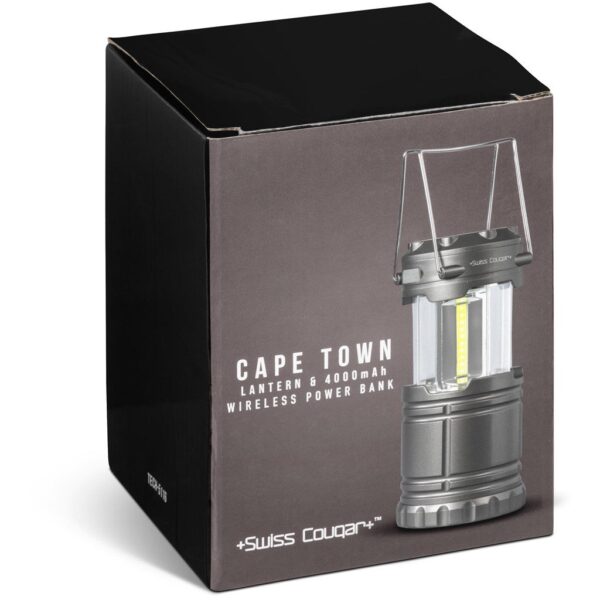 Swiss Cougar Cape Town Lantern & Wireless Charging Power Bank - 4,000mAh - Image 3