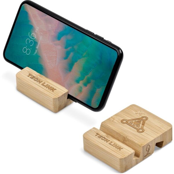 Okiyo Shinpura Bamboo Phone & Tablet Stand - Image 2