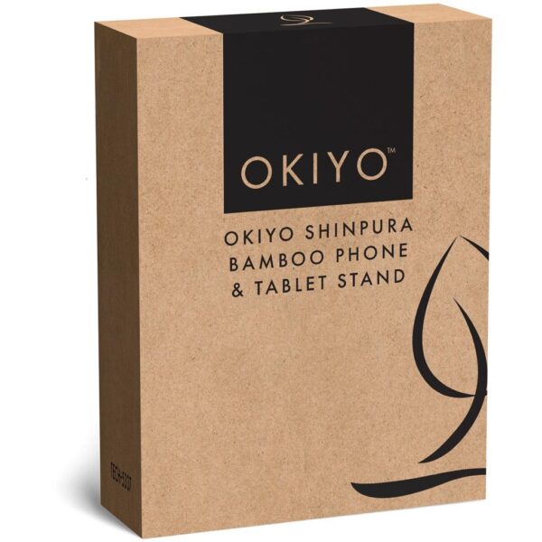 Okiyo Shinpura Bamboo Phone & Tablet Stand - Image 6