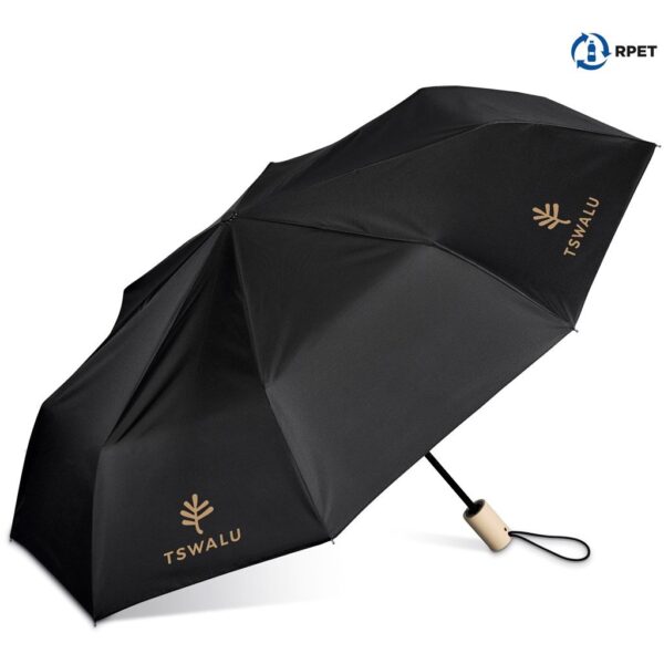 Okiyo Ameno Recycled PET Auto-Open Compact Umbrella - Image 6