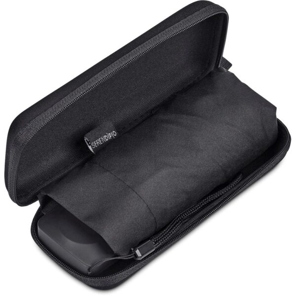 Serendipio Salem Recycled PET Compact Umbrella with EVA Pouch - Image 5