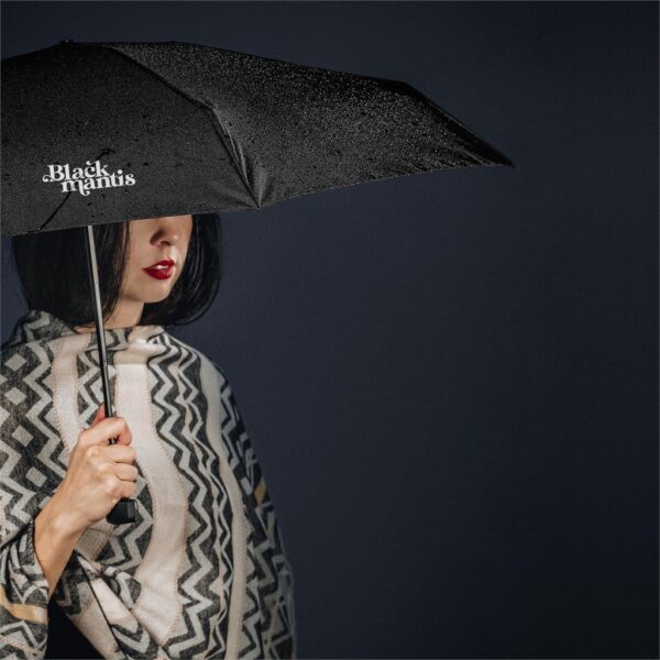 Serendipio Salem Recycled PET Compact Umbrella with EVA Pouch - Image 4