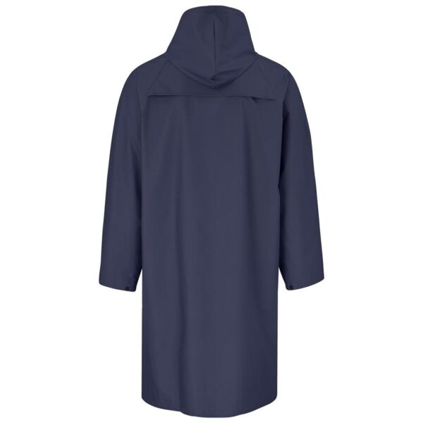 Light Duty Storm Rubberised Polyester/PVC Raincoat - Navy - Image 3