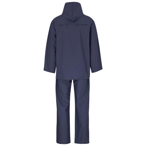Light Hurricane Rubberised Polyester/PVC Rainsuit - Navy - Image 3