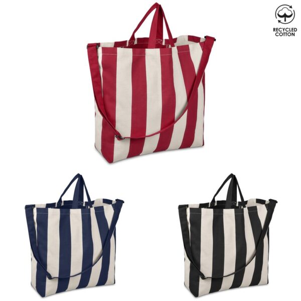 Okiyo Natsuri Recycled Canvas Large Beach Bag - Image 3