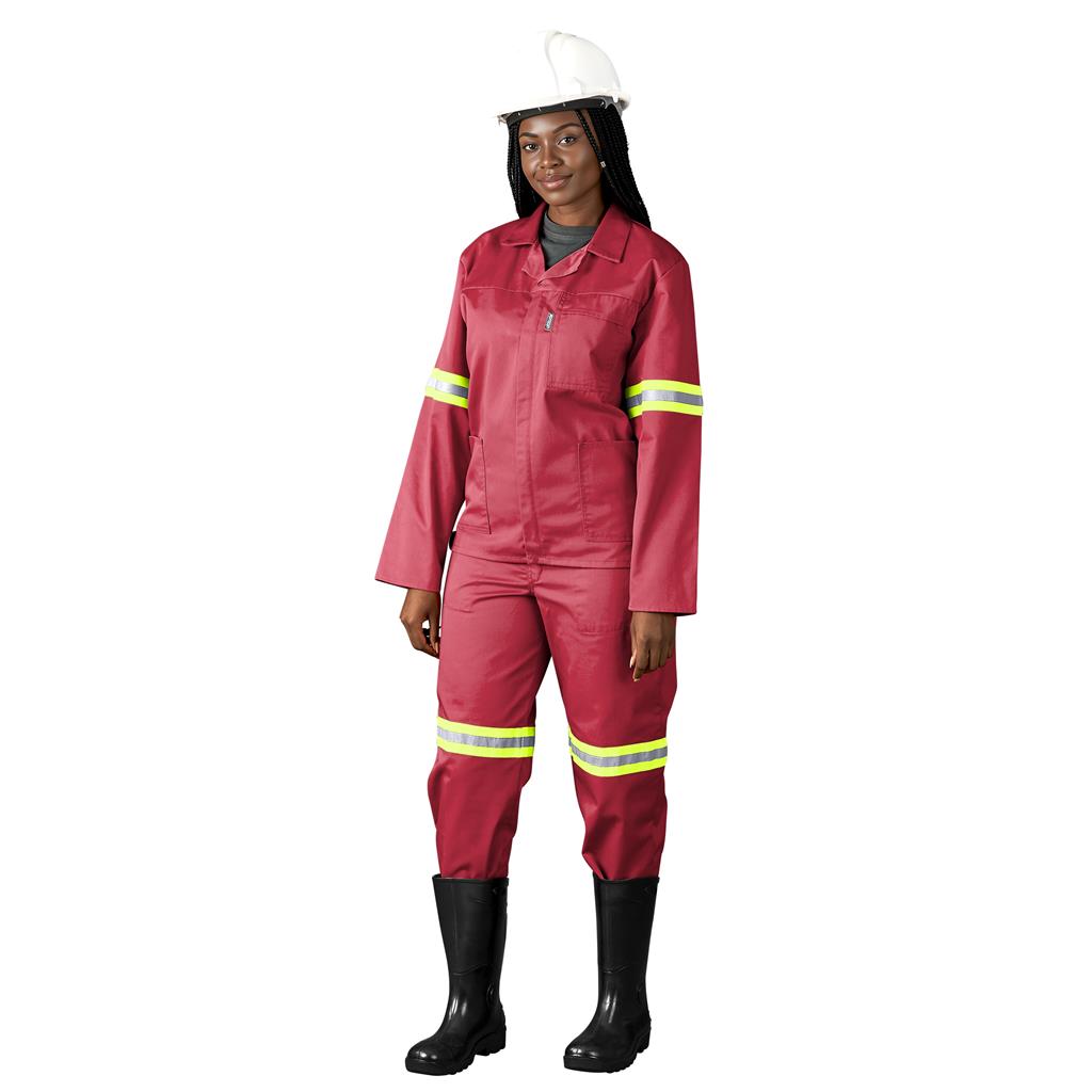 Trade Polycotton Conti Suit - Reflective Arms & Legs - Yellow Tape - Image 8