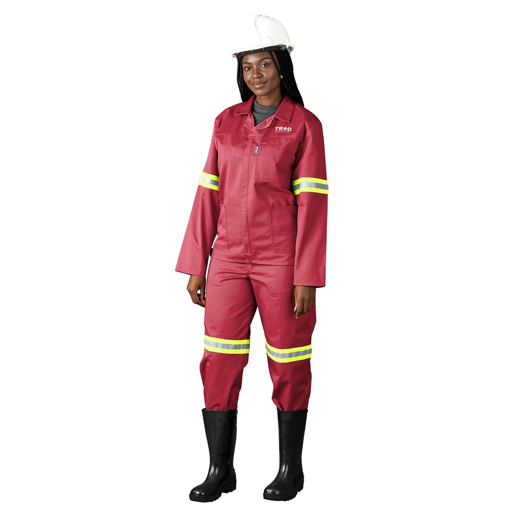 Trade Polycotton Conti Suit - Reflective Arms & Legs - Yellow Tape - Image 6