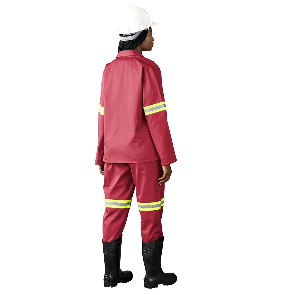 Trade Polycotton Conti Suit - Reflective Arms & Legs - Yellow Tape - Image 3