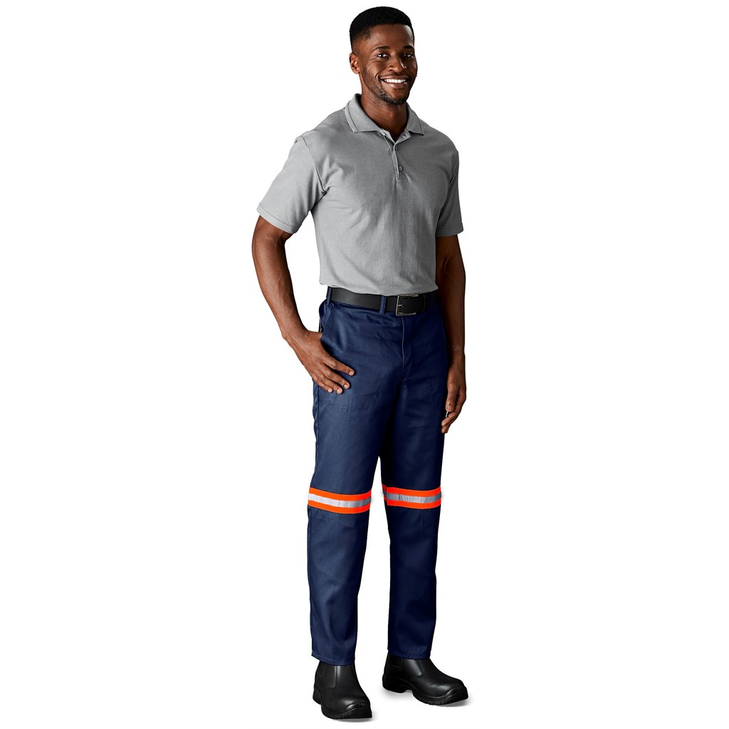 Trade Polycotton Pants - Reflective Legs - Orange Tape - Image 3