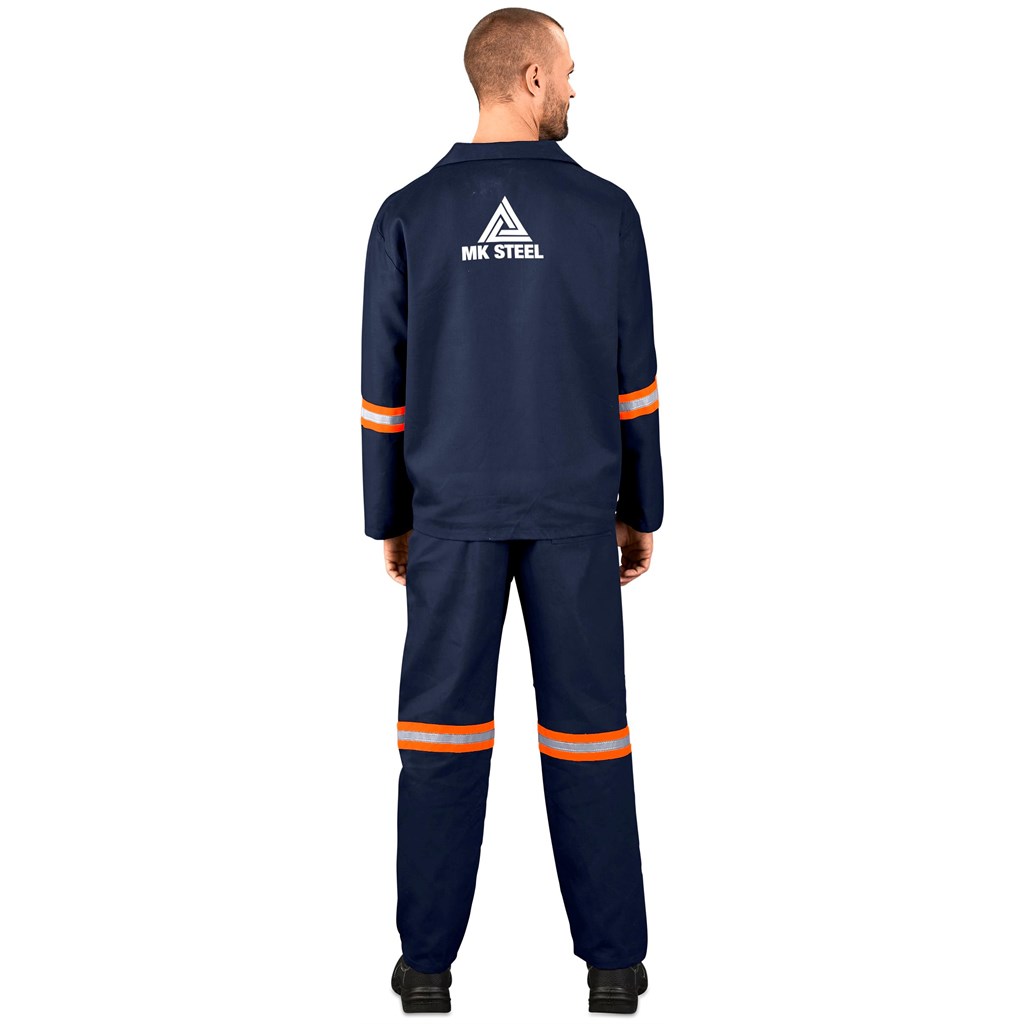 Technician 100% Cotton Conti Suit - Reflective Arms & Legs - Orange Tape - Image 7