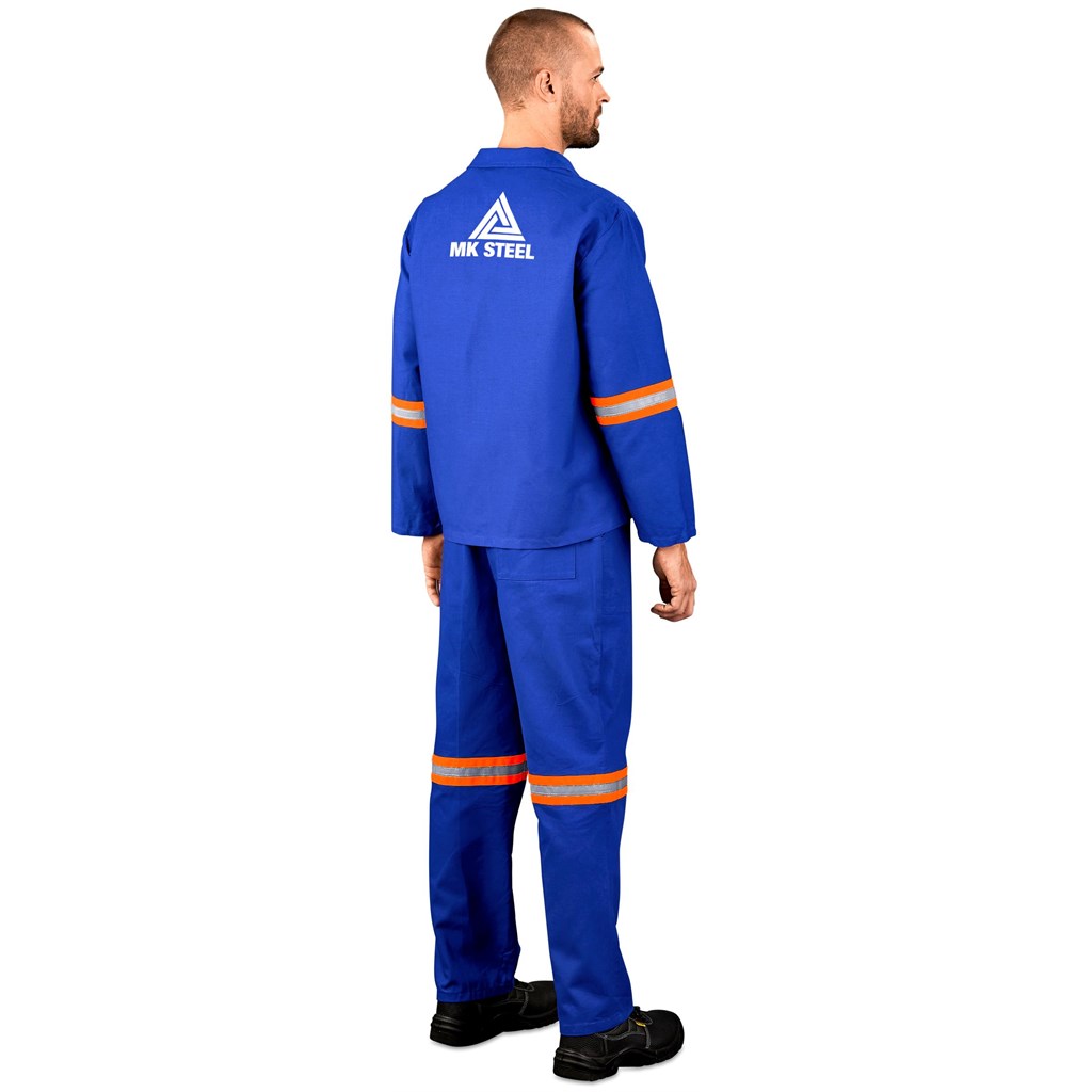 Technician 100% Cotton Conti Suit - Reflective Arms & Legs - Orange Tape - Image 3