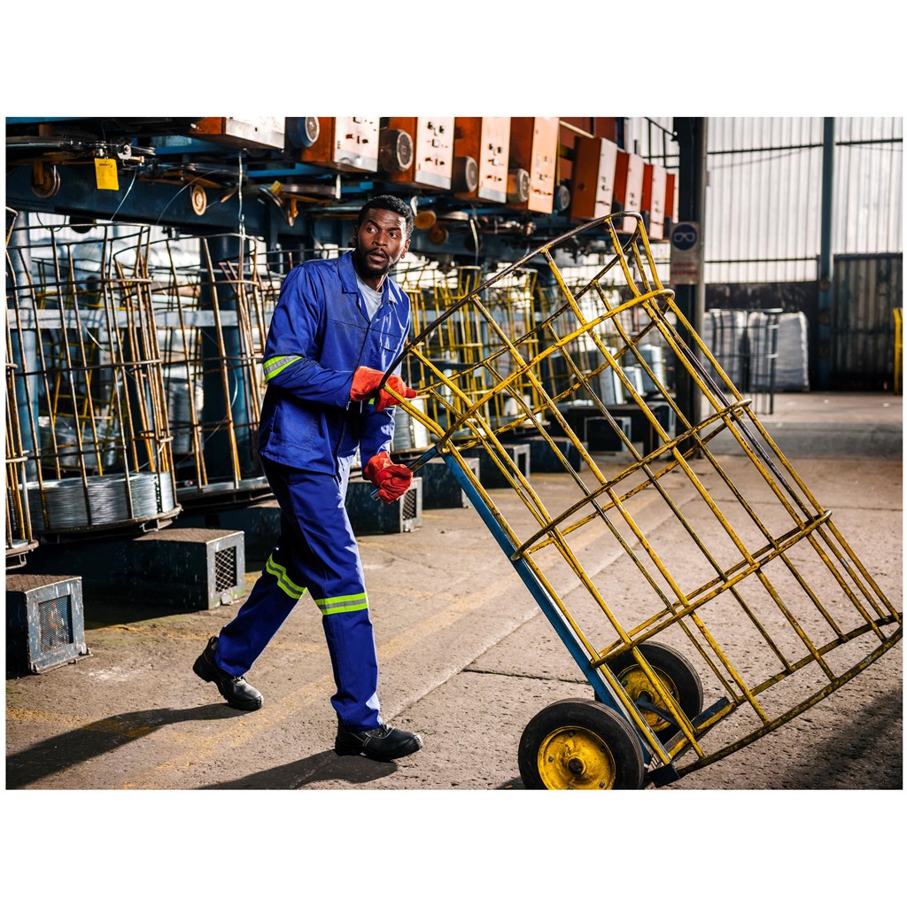 Artisan Premium 100% Cotton Jacket - Reflective Arms - Yellow Tape - Image 12