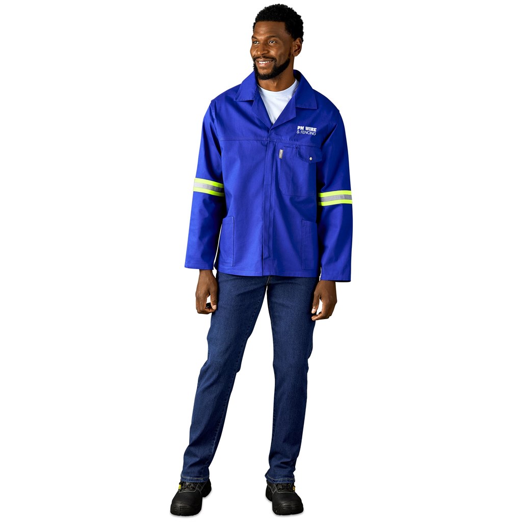 Artisan Premium 100% Cotton Jacket - Reflective Arms - Yellow Tape - Image 26