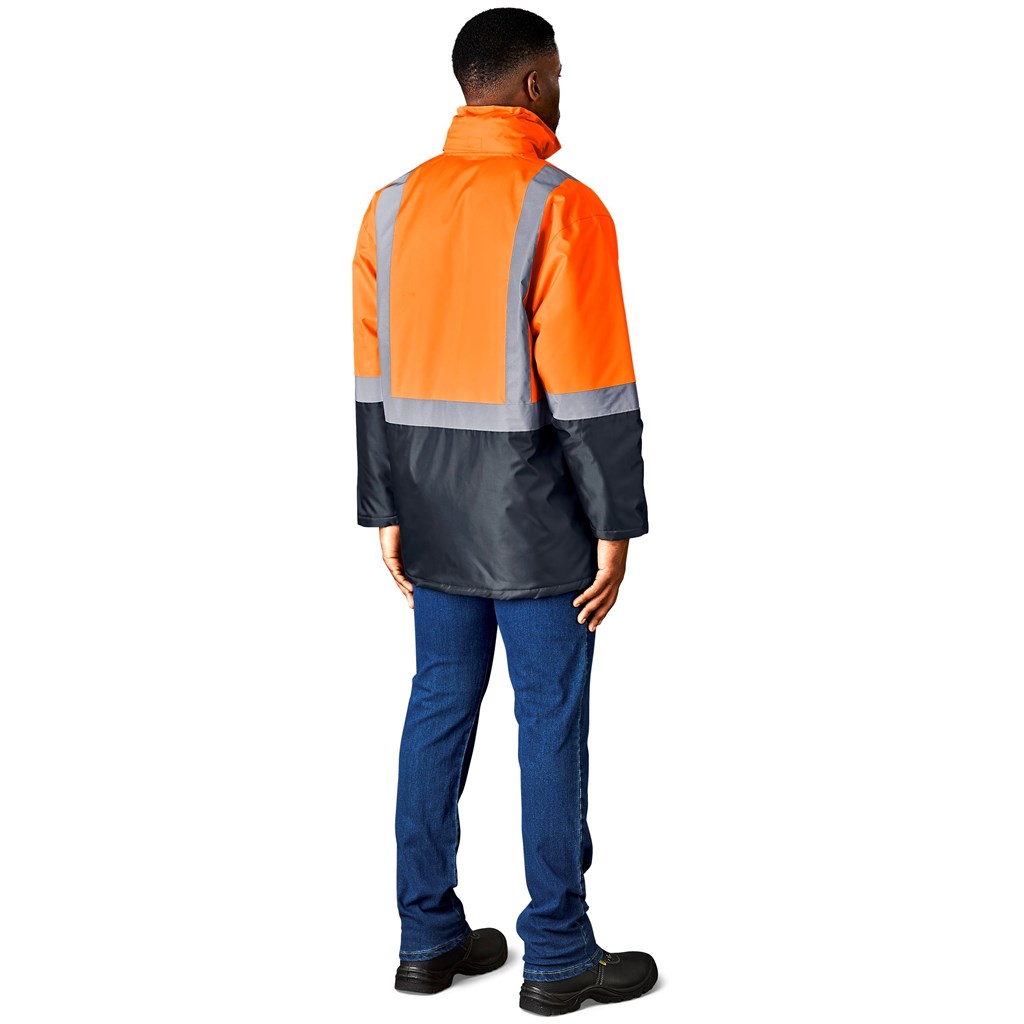 Hazard Padded Two-Tone Hi-Viz Reflective Jacket - Image 21