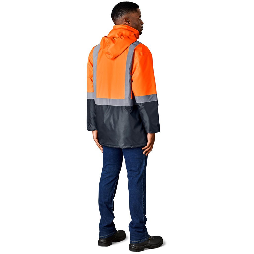 Hazard Padded Two-Tone Hi-Viz Reflective Jacket - Image 3