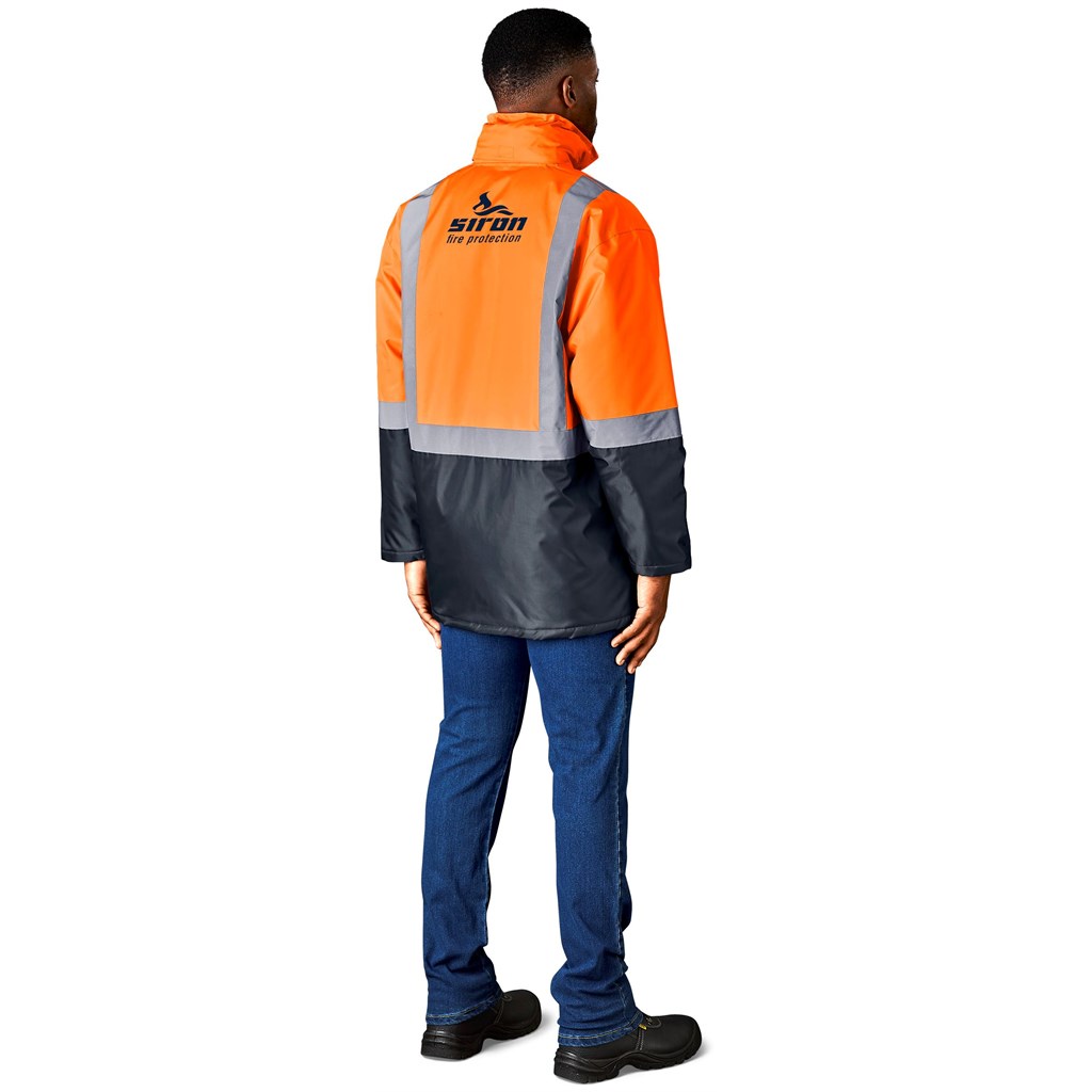 Hazard Padded Two-Tone Hi-Viz Reflective Jacket - Image 12