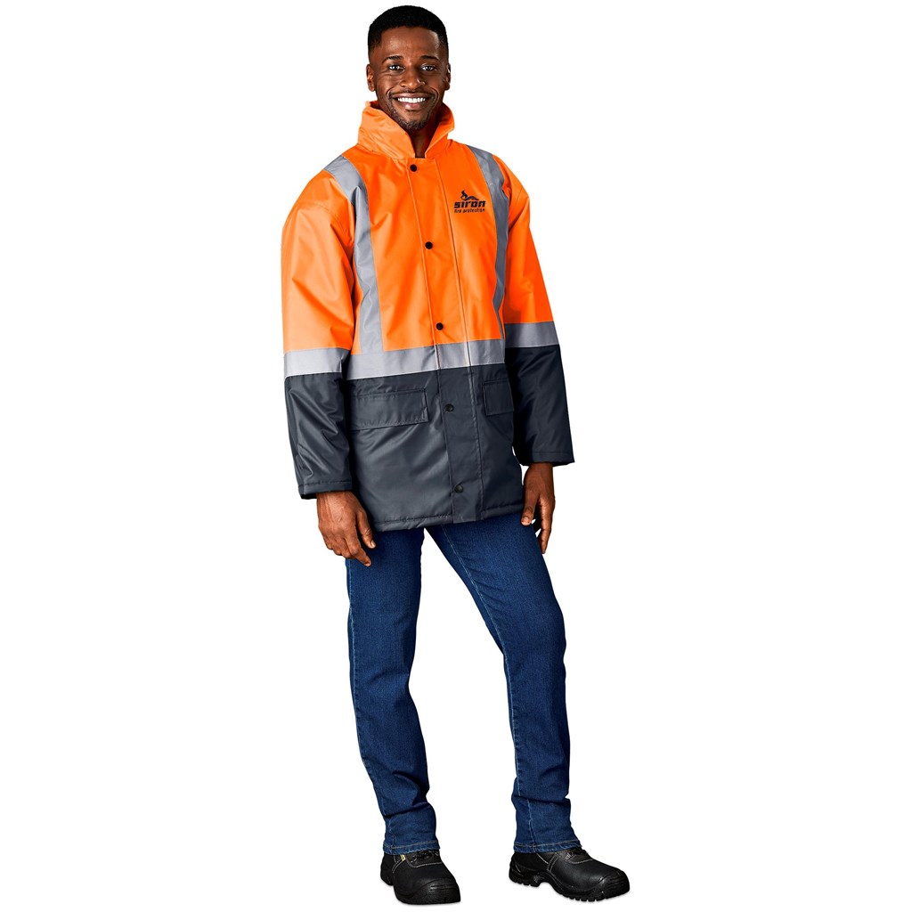 Hazard Padded Two-Tone Hi-Viz Reflective Jacket - Image 13
