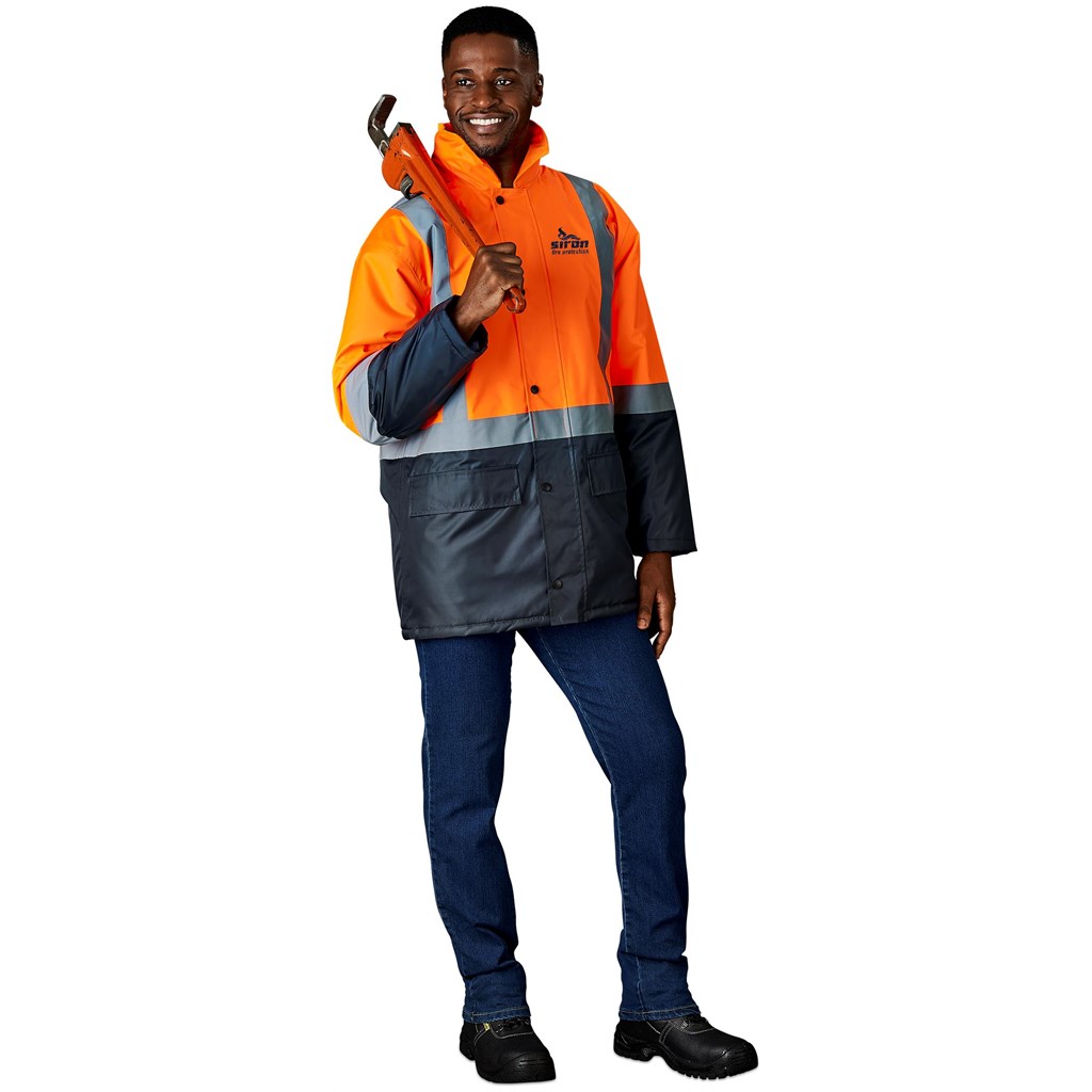 Hazard Padded Two-Tone Hi-Viz Reflective Jacket - Image 4