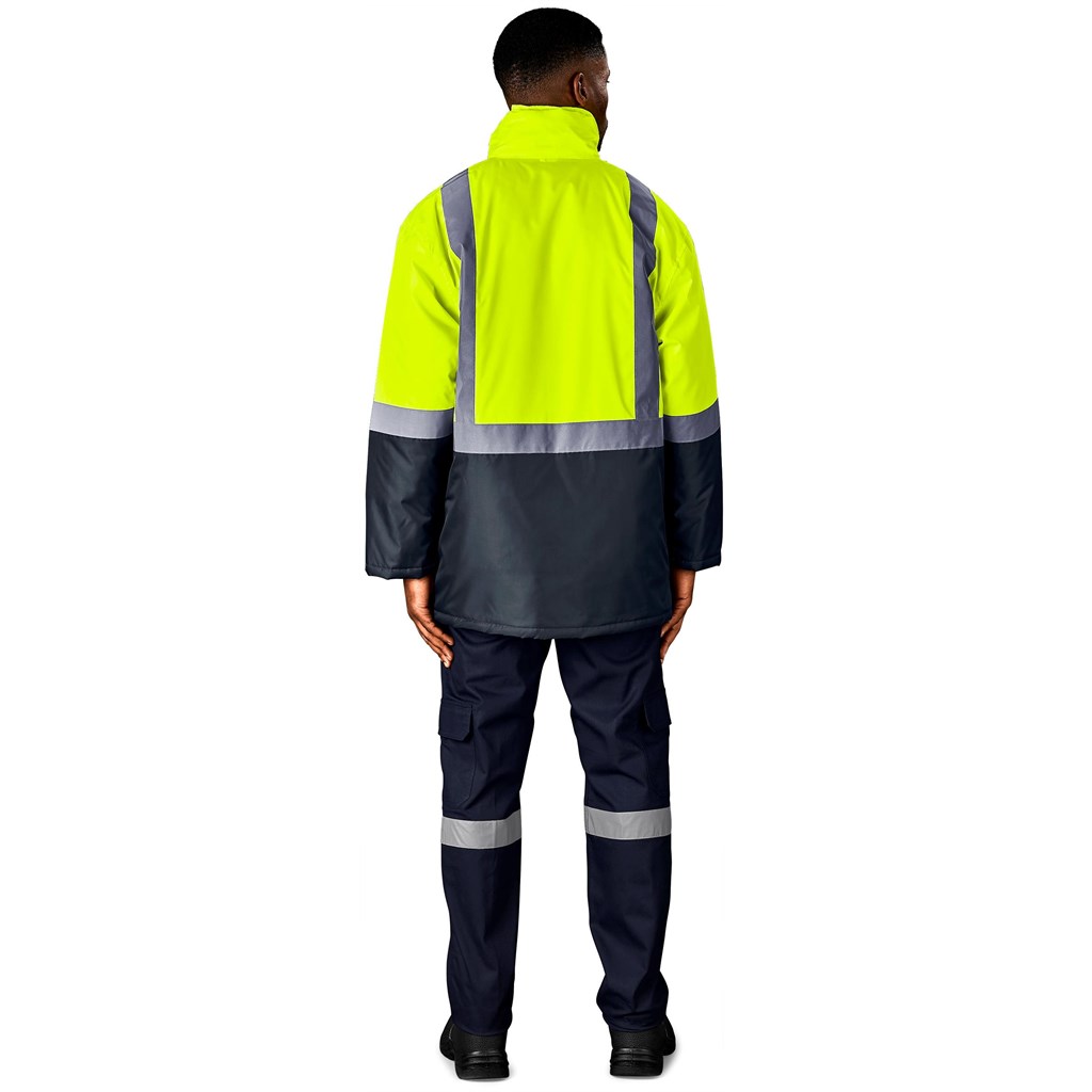 Hazard Padded Two-Tone Hi-Viz Reflective Jacket - Image 7