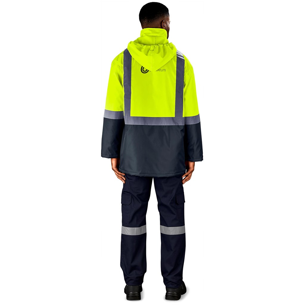 Hazard Padded Two-Tone Hi-Viz Reflective Jacket - Image 17
