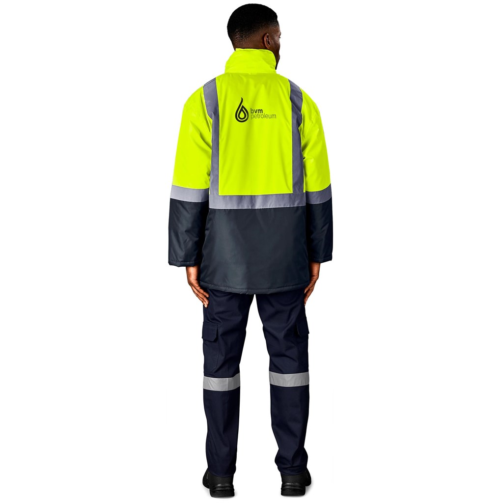 Hazard Padded Two-Tone Hi-Viz Reflective Jacket - Image 18