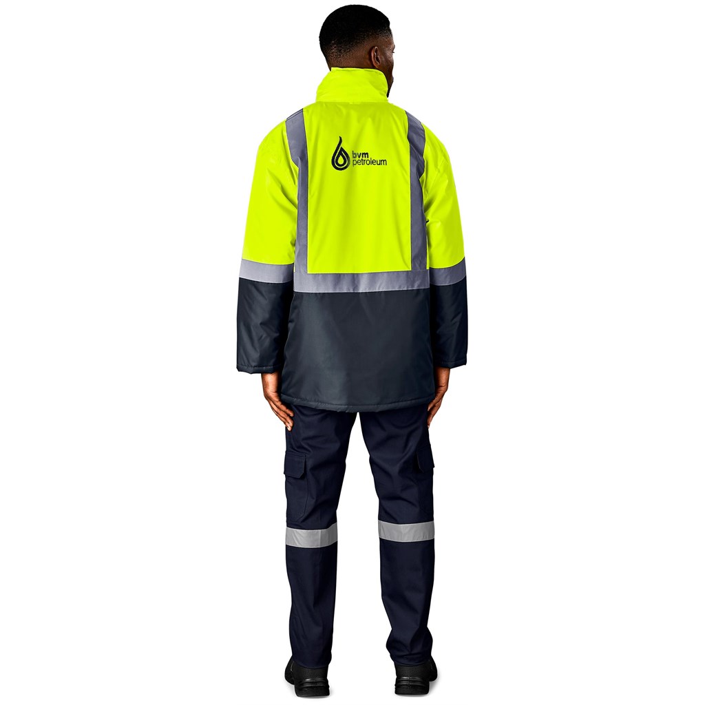 Hazard Padded Two-Tone Hi-Viz Reflective Jacket - Image 5