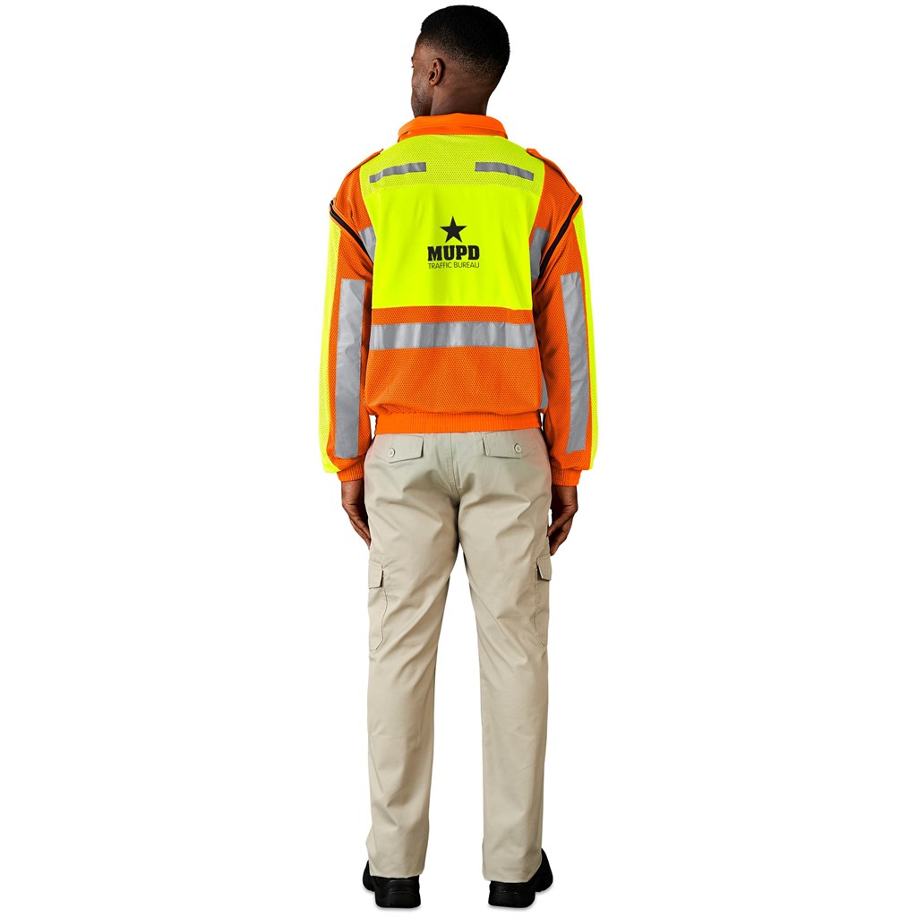 Metro Two-Tone Hi-Viz Reflective Zip-Off Jacket - Image 24