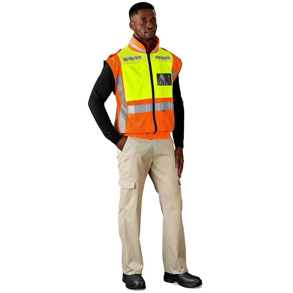 Metro Two-Tone Hi-Viz Reflective Zip-Off Jacket - Image 7