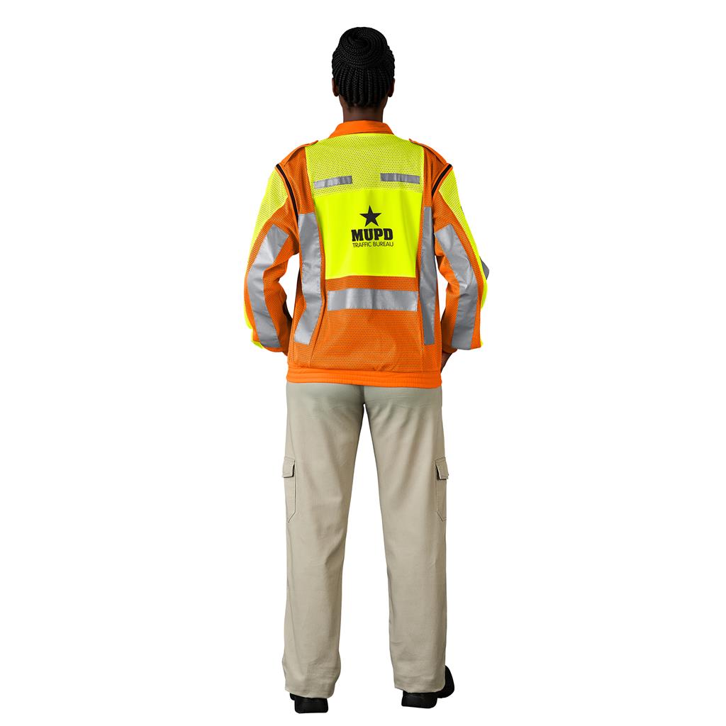 Metro Two-Tone Hi-Viz Reflective Zip-Off Jacket - Image 16