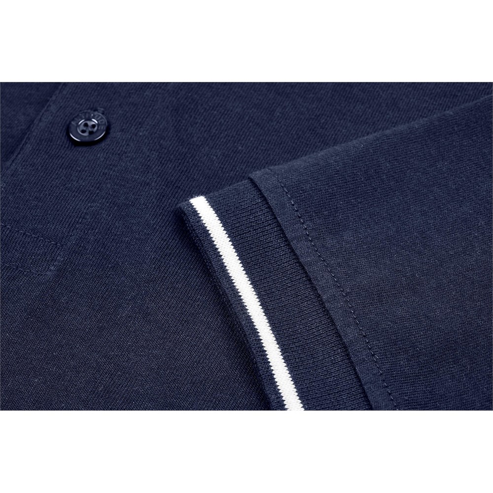 Mens Ash Golf Shirt - Navy - Image 5