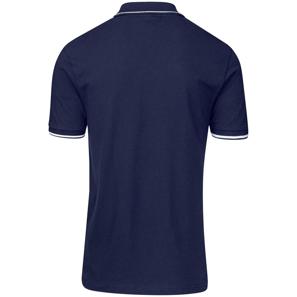 Mens Ash Golf Shirt - Navy - Image 2