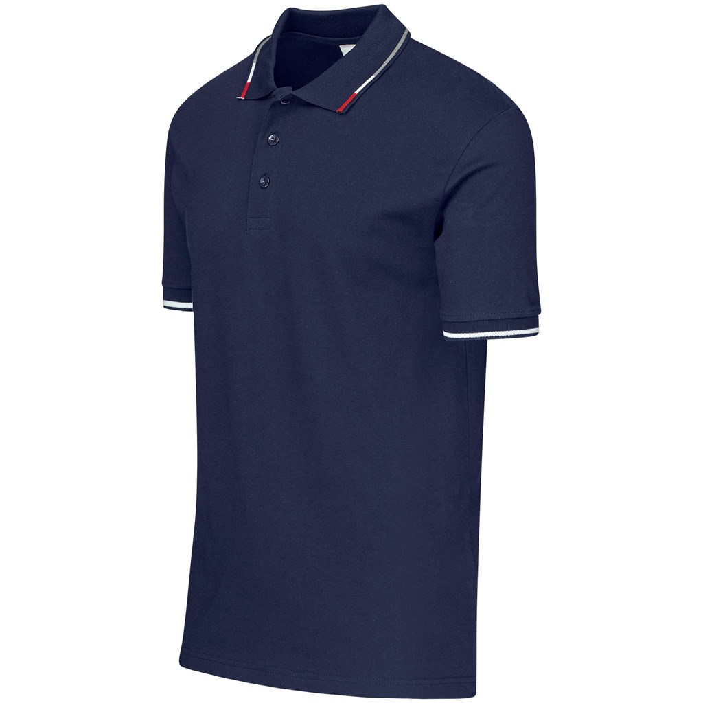 Mens Ash Golf Shirt - Navy - Image 4