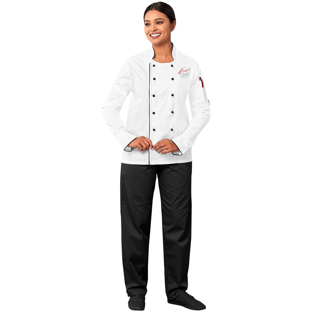 Unisex Long Sleeve Dijon Chef Jacket - Image 2