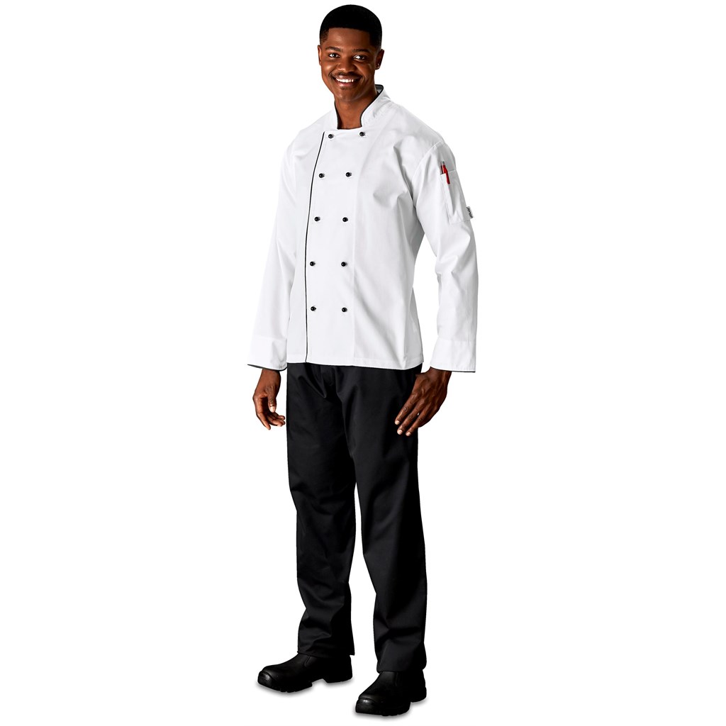 Unisex Long Sleeve Dijon Chef Jacket - Image 3