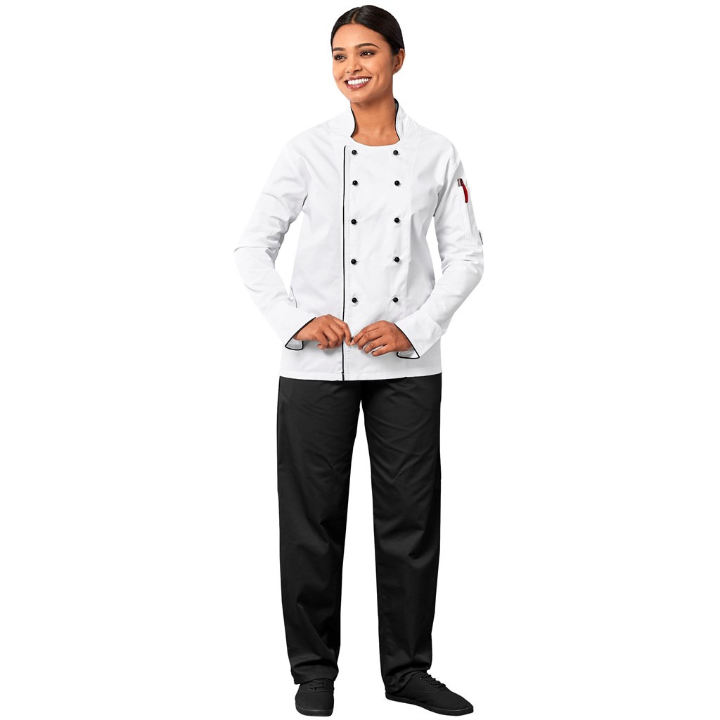 Unisex Long Sleeve Dijon Chef Jacket - Image 5